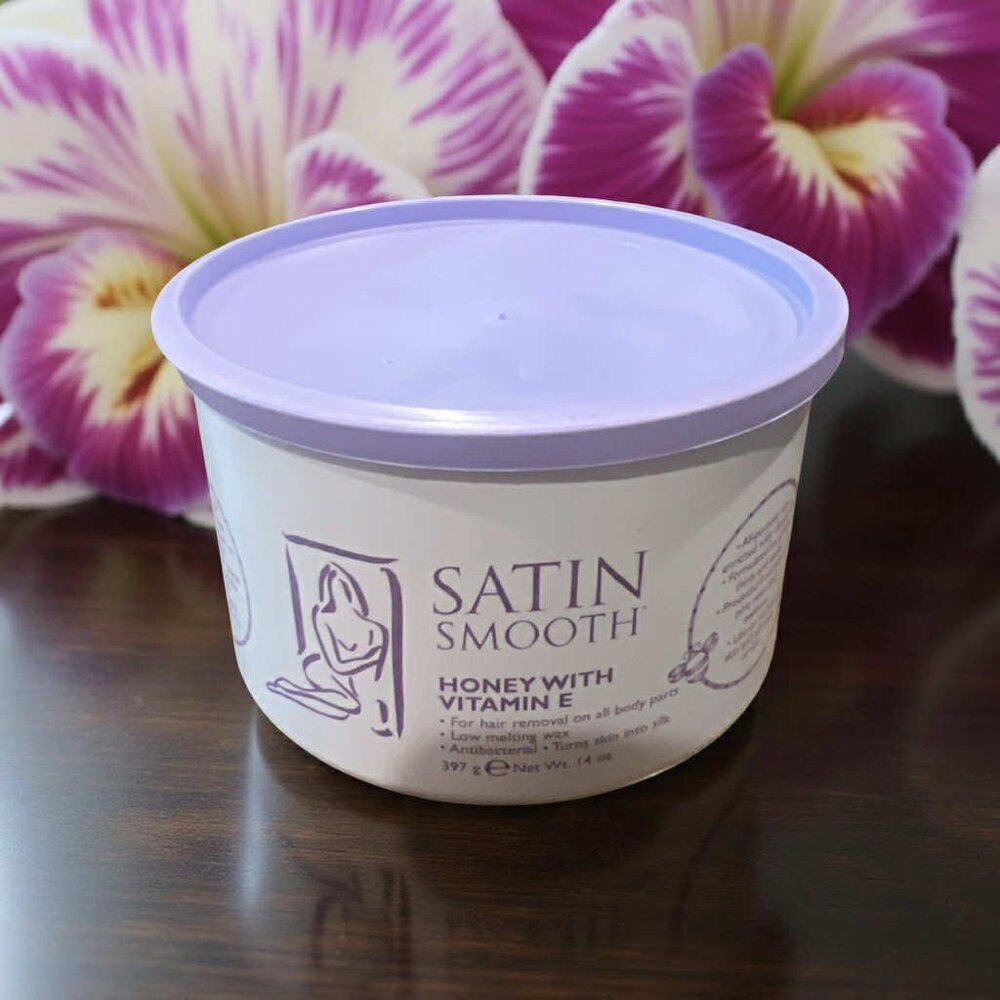 Satin Smooth Honey Wax with Vitamin E  14 oz
